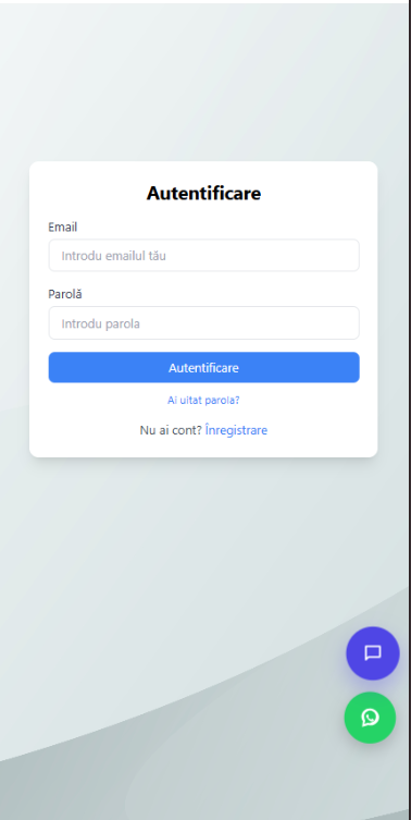 1. Autentificare mobile 1