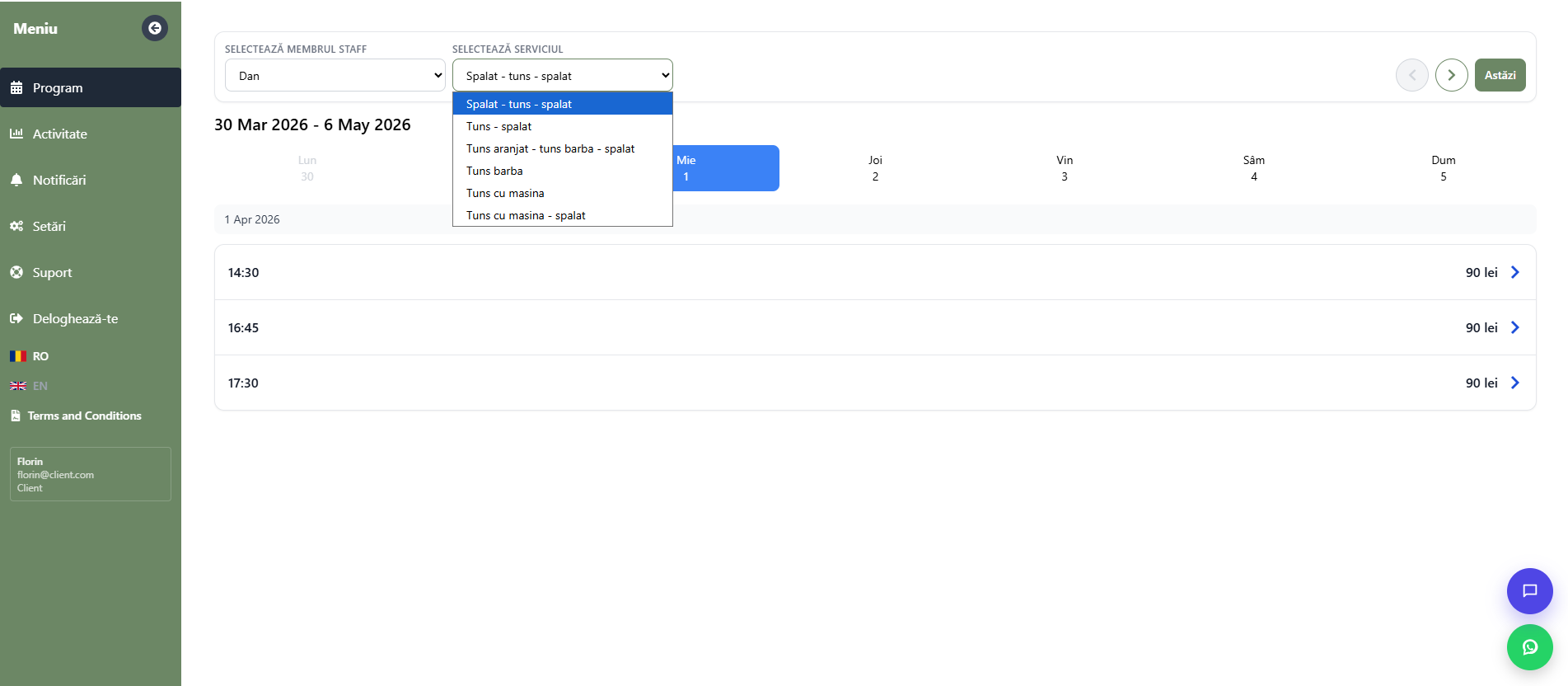 2. Client desktop 1